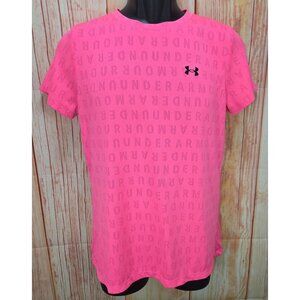 Under Armour Womens Loose Fit Pink T-Shirt